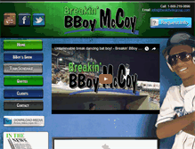Tablet Screenshot of bboymccoy.com